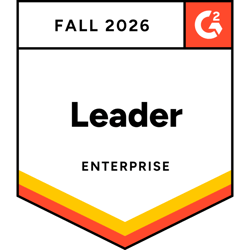 G2 Leader, Enterprise, Fall 2026