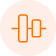 orange icon representing center alignment