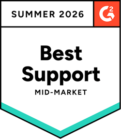 G2 Best Support, Mid-Market, Summer 2026