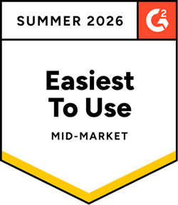 G2 Easiest To Use, Mid-Market, Summer 2026
