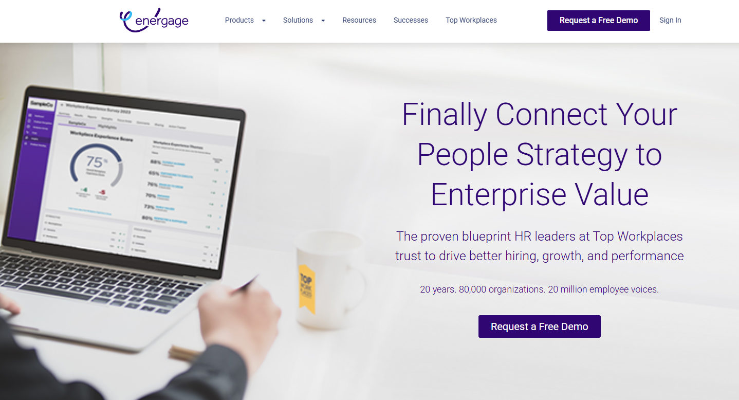 Engergage Employee Survey Vendor
