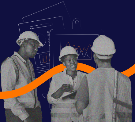 three workers talking about building a business case for talent management software