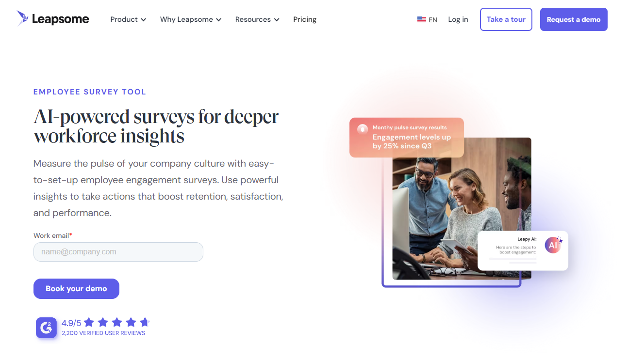 Leapsome Employee Engagement Survey