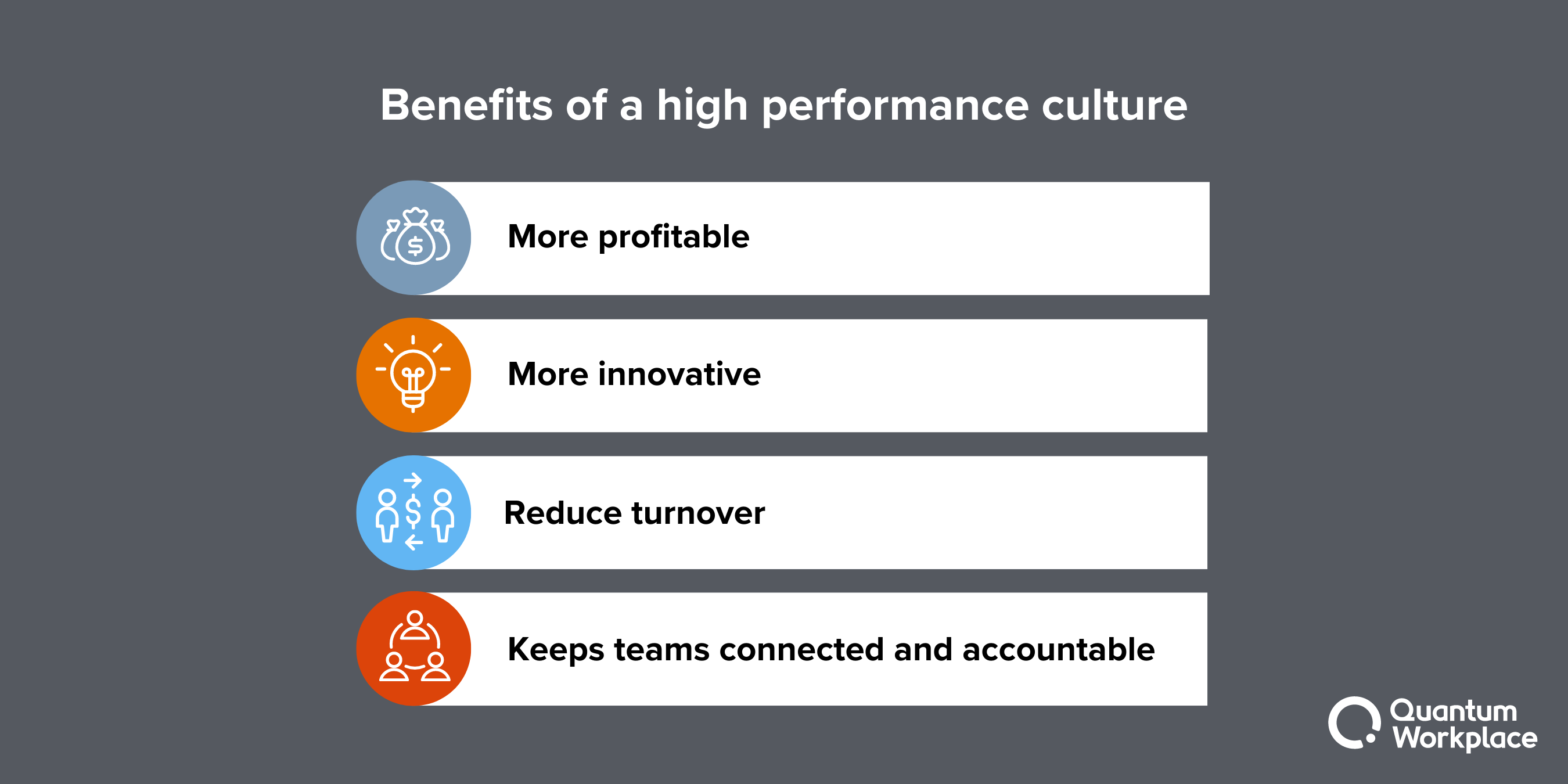 benefits of a high performance culture