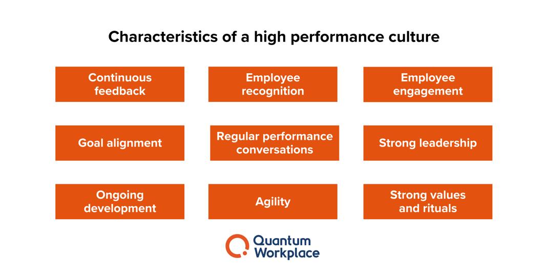 characteristics of a high performance culture