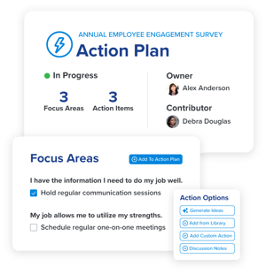 employee survey software action planning tools