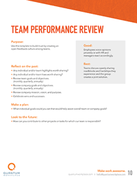 team performance review