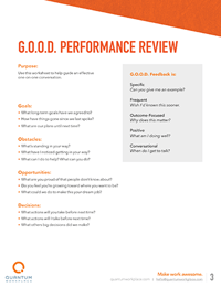 good performance review