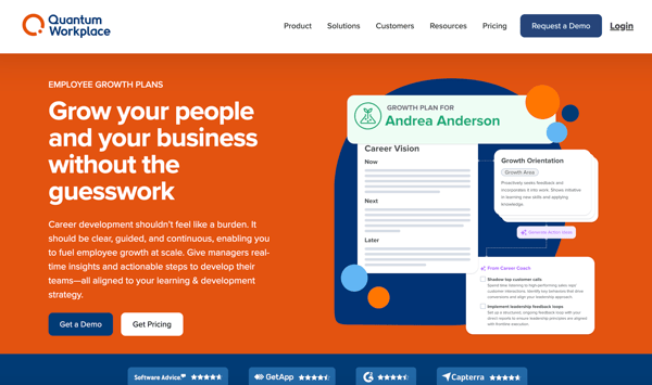 Quantum Workplace employee growth plans