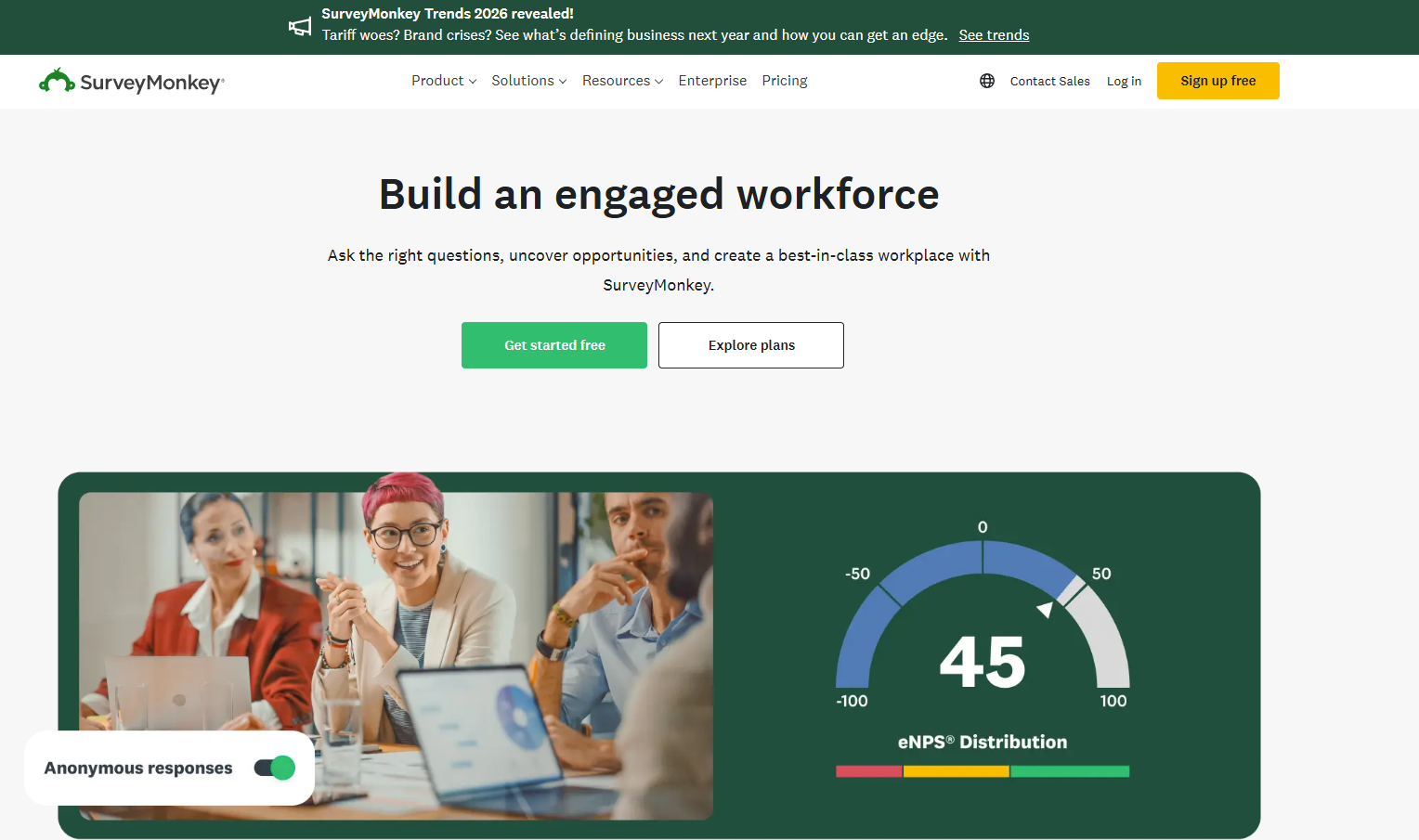 Survey Monkey Employee Engagement Survey Tools
