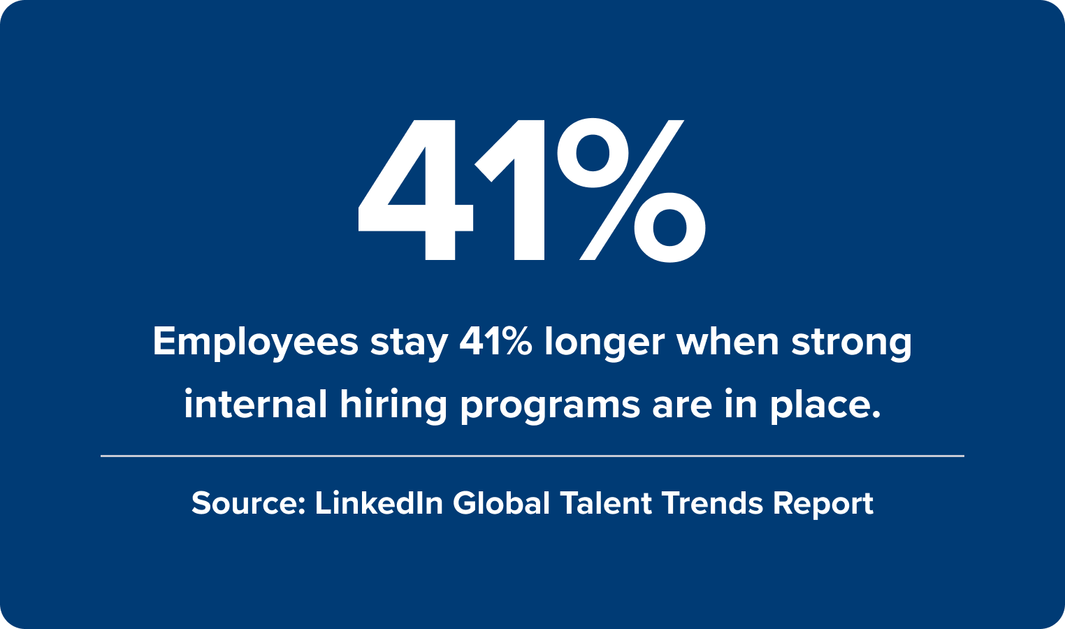 internal mobility increases employee retention