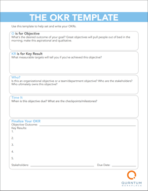 okr template goal setting worksheets for productive teams okr template goal setting worksheets for productive teams
