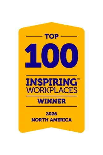 top 100 inspiring workplaces - newsroom image