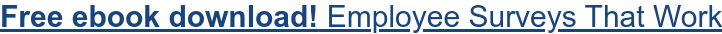 Free ebook download! Employee Surveys That Work