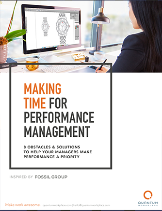 Making Time for Performance Management
