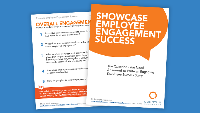 Showcase Employee Engagement Success