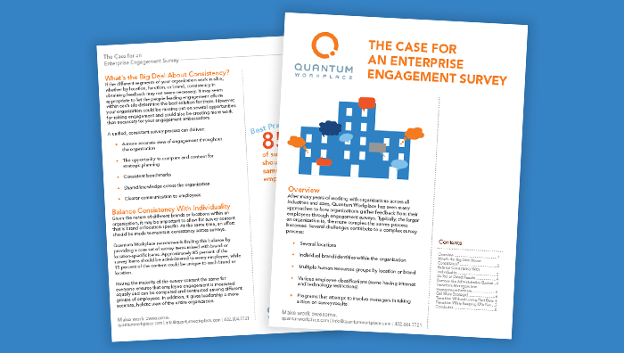 The Case for an Enterprise Engagement Survey