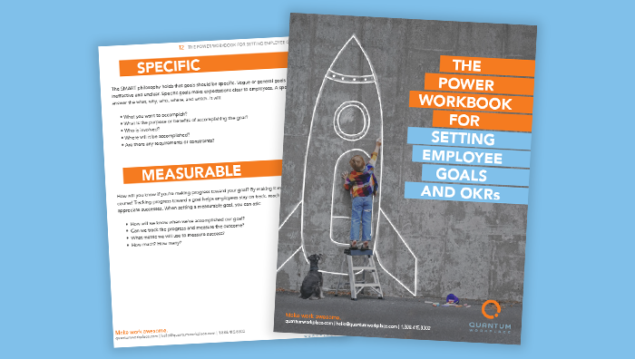 The Power Workbook for Setting Employee Goals and OKRs